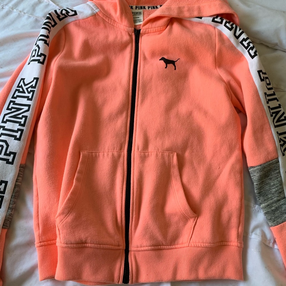 Pink brand hoodie jacket